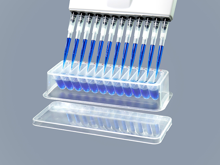 12通道設(shè)計(jì)，每通道容積3mL，便于連續(xù)稀釋或不同液體的同時(shí)移取操作