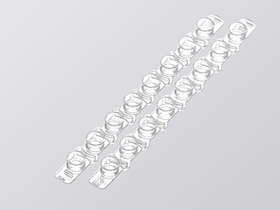 聯(lián)蓋首尾不同標識， 方便識別方向