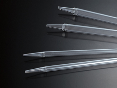 10.0mL、25.0mL、50.0mL和100.0mL 移液管管頭/管嘴采用超聲焊接方式與管體連接