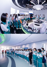 校企聯(lián)合丨廣州開元學(xué)?？破昭袑W(xué)團(tuán)參觀潔特生物！